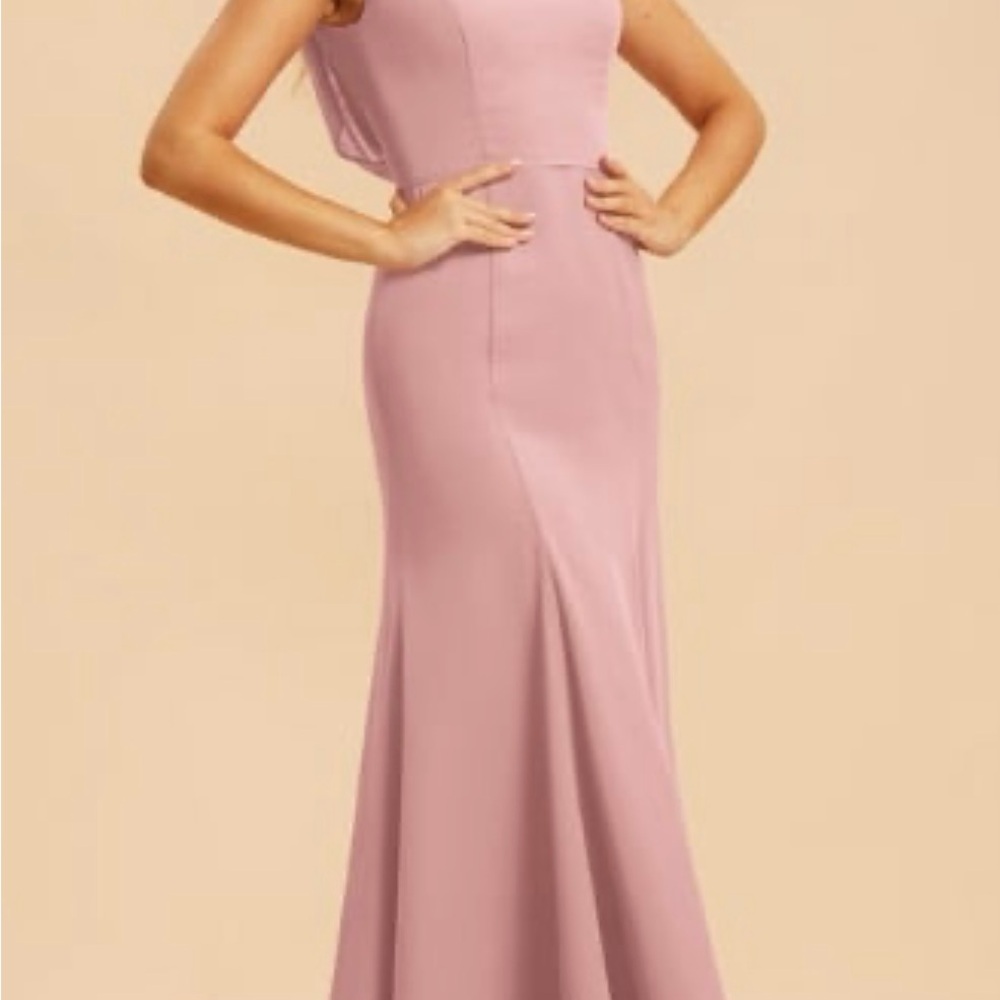 Elegant Pink Evening Gown